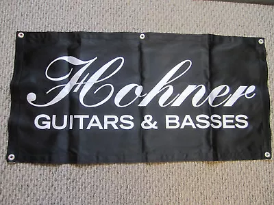 Vintage Hohner Cloth Advertisement  Banner 36 X 18 Inch • $225.99