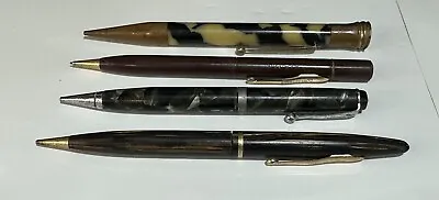 Mechanical Pencil Sheaffer Parker Challenger Abalone Biltwell Pearl Flat Top Lot • $14.99