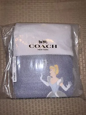 ⭐️ New NWT Sealed Coach Disney Mini Camera Bag Cinderella Periwinkle C3406 • $200