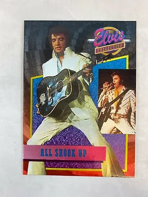 ELVIS PRESLEY River Group 1992 DUFEX Chase Card (Blank Back) ALL SHOOK UP • $6.50