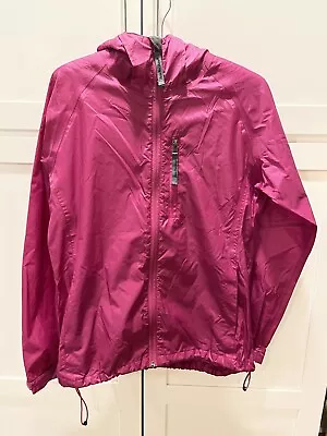 Bass Pro Shops Hooded Rain Jacket Rain Coat Elastic Pulls Y2K Women’s Sz M • $30