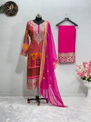 New Designer Wedding Party Wear Salwar Kameez Bollywood Pakistani Dress Indian • $84.70