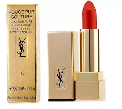 Yves Saint Laurent Rouge Pur Couture #13 Le Orange 3.8g Lipstick  ✅BRAND NEW✅ • $30