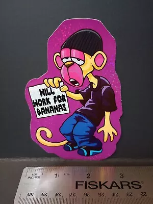 Monkey Prism Vending Machine Sticker 2005 Near Vintage Will Work For Bananas • $4.98