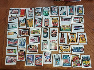 WACKY PACKAGES 1980s Topps Vintage Trading Cards Lot Of 46 - $50 For All Shipped • $50
