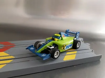 Micro Scalextric Homer Simpsons SNPP F1 Car Number 2 Working 1:64  Free Postage • £11