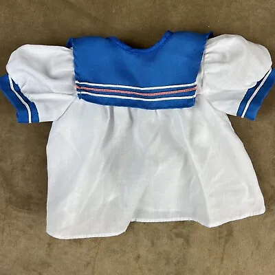 Vintage Doll Sailor Dress~ Blue White Orange Stripe • $15