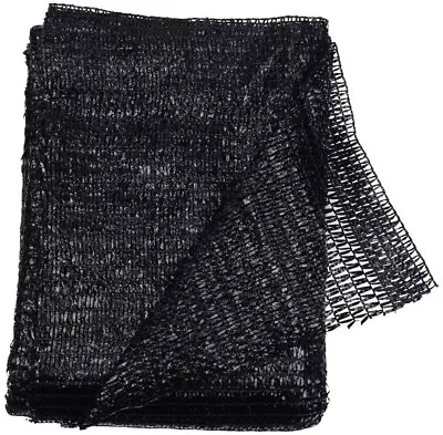 30% Sunblock Shade Cloth Black Shade Mesh Tarp For Plant Cover Greenhouse 6x10ft • $11.89