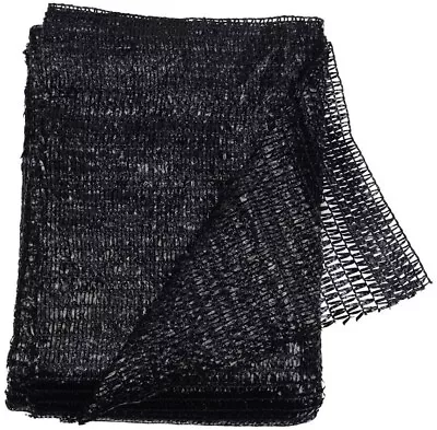 30% Sunblock Shade Cloth Black Shade Mesh Tarp For Plant Cover Greenhouse 6x6ft • $10.19