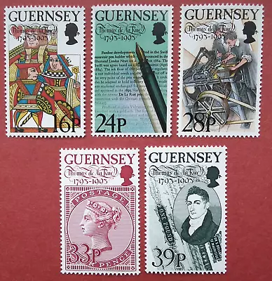 £1.65 • Buy Guernsey (1993) Thomas De La Rue / Printer Of Cards Stamps Banknotes- Mint (MNH)