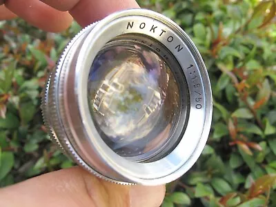 £734.41 • Buy RARE Orig Voigtlander Nokton 50mm F1.5 Lens In Zeiss Contax Mount Rangefinder