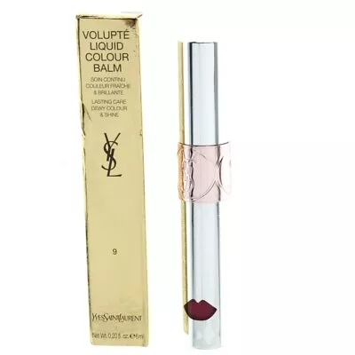 Yves Saint Laurent Pink Lip Gloss Volupte Liquid Lip Balm 9 Strip Me Fuchsia • £15.99