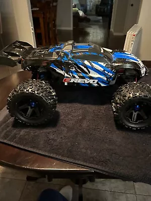 Traxxas E-Revo 1.0 With 2.0 Upgrades Roller Slider 1/8 Chassis Rc Truck • $320
