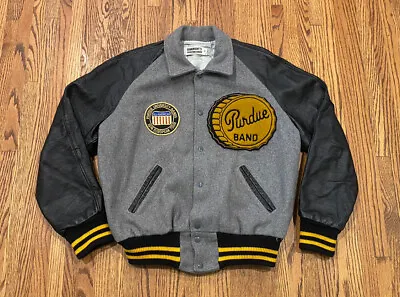 Purdue Boilermakers Marching Band Vintage 70s Wool Varsity Letterman Jacket RARE • $547.99