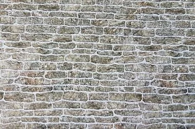 £3.50 • Buy Beige Grey Stone Sheet Rustic Bricks Wall Dolls House 1:48th Scale