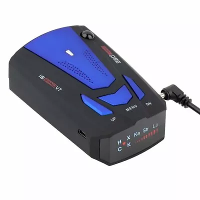 $19.65 • Buy USA NEW Car Anti-Police Radar Detector Voice Alert Laser V7 LED Blue OE