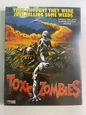 Toxic Zombies Blu-ray Massacre Video Ltd. Slipcover Bloodeaters New Sealed OOP • $89.99