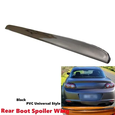 116cm Rubber Fit For MAZDA RX-8 2004-2011 Rear Boot Spoiler Wing Trunk Lip Black • $31.07