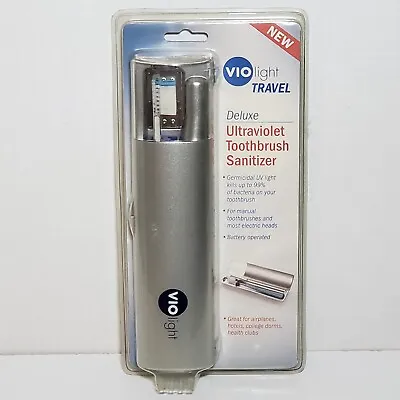 Vio Light Travel Deluxe Ultraviolet Toothbrush Sanitizer VIO200 New Sealed  • $23.70