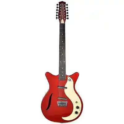 Danelectro Vintage 12 String Electric Guitar - Red Metallic • $529