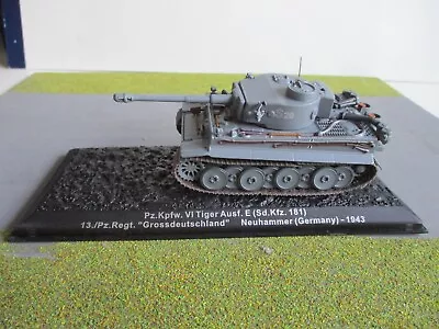 DE Agostini  Combat  Tanks 1:72  Scale  Pz. VI TIGER  Tank • £4.99