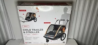 Allen Sports Steel 2-in-1 Bicycle Child Trailer & Stroller Model AS2-O Orange • $149.99