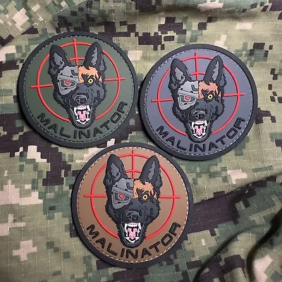 Malinois  Malinator  K9 Morale PVC Patch • $7.99