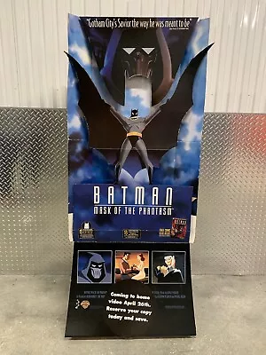 1990s BATMAN MASK OF THE PHANTASM Standee Video Store Display Promotional Vhs • $199