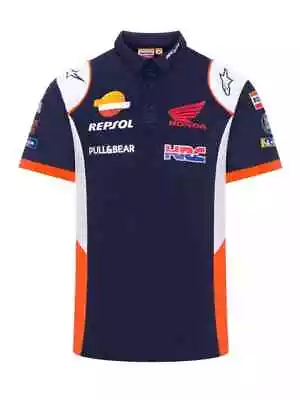 Official Repsol Honda Team Blue Polo Shirt - 22 18502 • £61.99