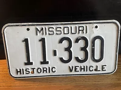 Missouri Historic Vehicle License Plate Good Clean Lightly Used Condition Rare • $10.99