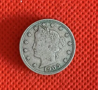 $5.90 • Buy Liberty Head V Nickel 1905-P (Lot #GLN-39a)