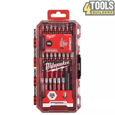 £21.11 • Buy Milwaukee 4932492009 38 Pieces SHOCKWAVE™ Impact Duty Screwdriver Bit Set