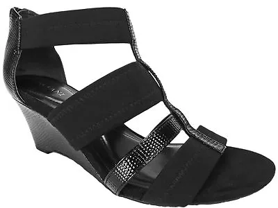 Alfani Women's Mavenn Wedge Gladiator Sandals Black Size 6.5 M • $34.75