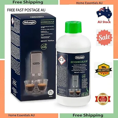 $42.90 • Buy De'Longhi EcoDecalk DLSC500 Natural Descaler For Coffee Machines 500ML Pack