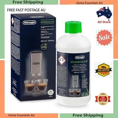 $42.90 • Buy De'Longhi EcoDecalk DLSC500 Natural Descaler For Coffee Machines 500ML Pack