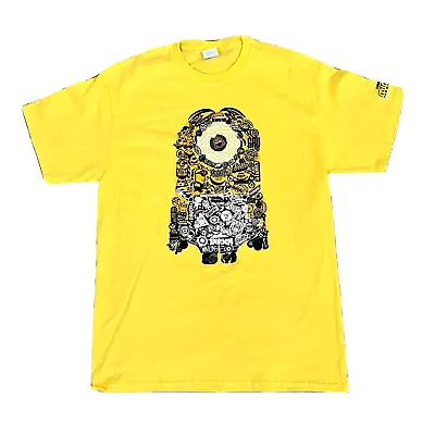 Minions Movie The Rise Of Gru Yellow Men's Graphic Cotton Graphic T Shirt Medium • $19.99