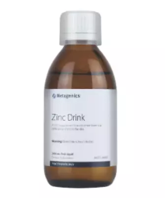 Metagenics Zinc Drink 200 ML Oral Liquid • $17.34