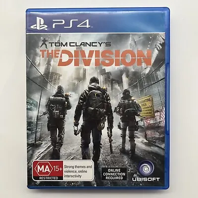 Tom Clancy's: The Division PS4 PlayStation 4 *Tested & Working* • $9.95