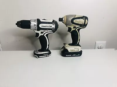 Makita BTD142 BDF452 Drill/Driver Impact Driver Set  • $65