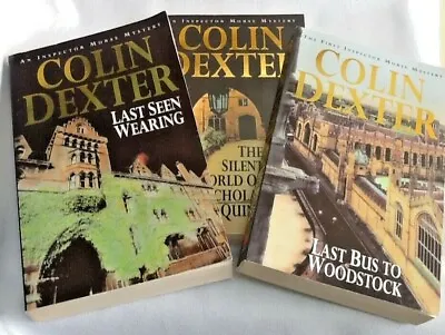 Inspector Morse Novels By Colin Dexter - 3 X Pan Paperbacks - 1980s  • £5