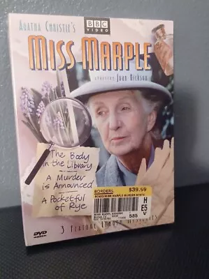 BBC Agatha Christie’s Miss Marple (DVD 2002 3 Disc Set) NEW SEALED Joan Hickson • $17.99