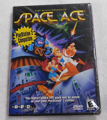 Space Ace DVD PlayStation 2 Compatible NEW SEALED Don Bluth Digital Leisure Game • $12.88