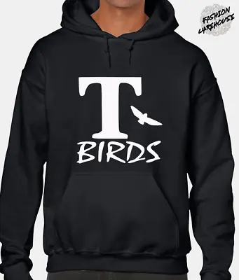 T-Birds Hoody Hoodie Retro Movie Danny Fancy Dress Top Fashion Grease Fan New • £25.99