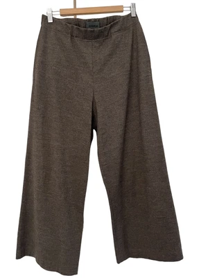 £50 • Buy OSKA 100% Wool Trousers Size II 2 UK 12 Wide Leg Pockets Brown