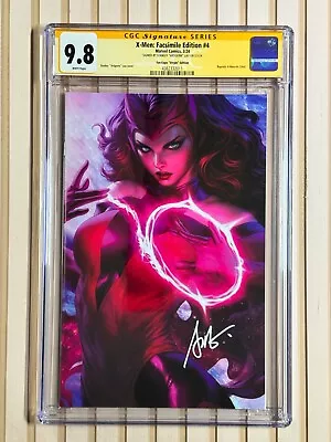 X-Men Facsimile #4 2024 Signed Stanley Artgerm Lau Virgin Variant B CGC 9.8 • $0.99