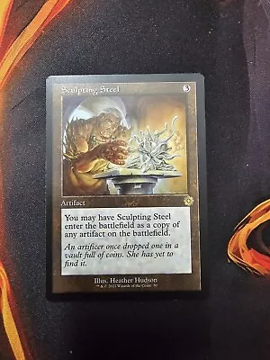 MTG Sculpting Steel The Brothers' War 50 Regular Rare • $1