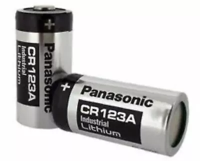 Panasonic CR123A Lithium Batteries - Pack Of 50 • $90