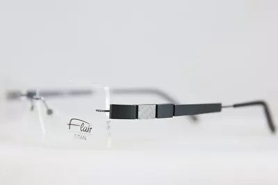 Great New Flair 187 Titanium Rimless Eyeglasses • $145