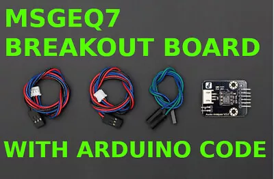 Audio Analyzer MSGEQ7 Breakout Board Module (7-band Graphic Equalizer) Arduino • $39.99