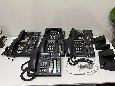 Lot Of 7 Nortel Network T7316E Charcoal Business Office Telephone Handset • $149.89